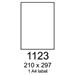 etikety RAYFILM 210x297 fotomatné biele inkjet 90g R01051123A