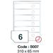 etikety RAYFILM 310x65 ŠANON univerzálne biele SRA3 R0100S007A