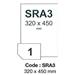 etikety RAYFILM 320x450 ART matné biele štruktúrované laser SRA3 R0168SRA3D (300 list./SRA3)