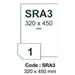 etikety RAYFILM 320x450 perleťové metalické laser SRA3 R0165SRA3A (100 list./A3)