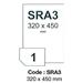 etikety RAYFILM 320x450 univerzálne biele SRA3 R0100SRA3A