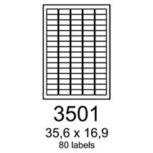 etikety RAYFILM 35,6x16,9 univerzálne biele R01003501A