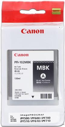 kazeta CANON PFI-102MBK matte black iPF 500/600/700, LP 17/24