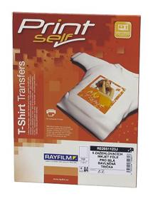 papier RAYFILM nažehľovací inkjet (svetlý textil) 2ks/A4 + Tričko XL B