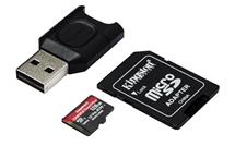 128 GB . microSDXC karta Kingston Canvas React Plus (Kit)