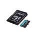 64 GB . microSDXC karta Kingston Canvas Go Plus + adaptér