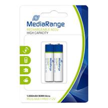 Batérie nabíjateľné Mediarange 800 mAh NiMH HR03 (AAA) 4ks Blister