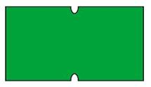 cenovkové etikety 22x12 COLAPLY - zelené (pre etiketovacie kliešte) 1.250 ks/rol.