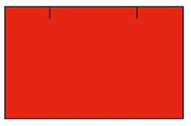 cenovkové etikety 25x16 CONTACT - červené (pre etiketovacie kliešte) 1.125 ks/rol.