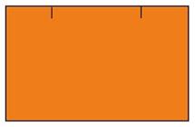 cenovkové etikety 25x16 CONTACT - oranžové (pre etiketovacie kliešte) 1.125 ks/rol.
