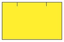 cenovkové etikety 25x16 CONTACT - žlté (pre etiketovacie kliešte) 1.125 ks/rol.