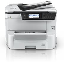 Epson WorkForce Pro WF-C8610DWF, A3+, All-in-One, GLAN, duplex, ADF, Fax, Wifi, NFC + 2x cierny atrament XL