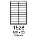 etikety RAYFILM 100x23 univerzálne biele R01001528F