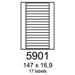etikety RAYFILM 147x16,9 univerzálne biele R01005901F