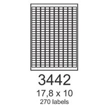 etikety RAYFILM 17,8x10 červené flourescentné laser R01323442A