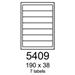 etikety RAYFILM 190x38 univerzálne biele R01005409A
