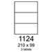 etikety RAYFILM 210x99 fotomatné biele inkjet 90g R01051124A