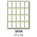 etikety RAYFILM 21x34 biele ručne popisovateľné R0009SF04V (25 bal.)