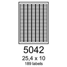 etikety RAYFILM 25,4x10 univerzálne biele R01005042A