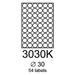 etikety RAYFILM 30mm kruh žlté flourescentné laser R01313030KA