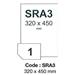 etikety RAYFILM 320x450 perleťové metalické laser SRA3 R0165SRA3D (300 list./SRA3)