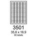 etikety RAYFILM 35,6x16,9 univerzálne biele R01003501A