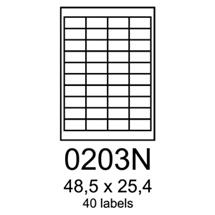 etikety RAYFILM 48,5x25,4 univerzálne biele R01000203NF