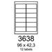 etikety RAYFILM 96x42,3 univerzálne biele R01003638A