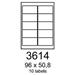 etikety RAYFILM 96x50,8 lesklé transparentné samolepiace laser R04003614F (1.000 list./A4)