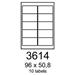 etikety RAYFILM 96x50,8 univerzálne biele R01003614A
