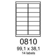 etikety RAYFILM 99,1x38,1 univerzálne biele R01000810A