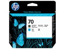 HLAVA HP C9404A No. 70, Matte Black and Cyan