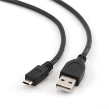 Kábel USB 2.0 A-B 1,8m premium quality s feritom prepojovací čierny