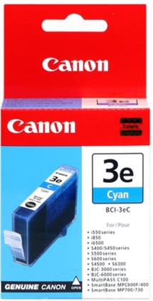 kazeta CANON BCI-3eC cyan BJC 3000/6000, S400/500/600, i550/i850