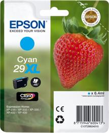 kazeta EPSON 29XL Claria Cyan