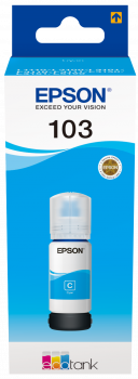 kazeta EPSON ecoTANK 103 Cyan - 65 ml (7.500 str)