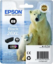 kazeta EPSON XP-600/700 T2631 26XL Claria Photo Black