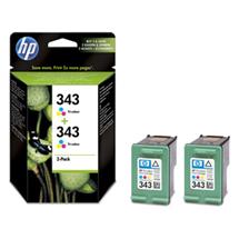 KAZETA HP CB332EE TRI-COLOR No. 343 (dvojité balení C8766EE