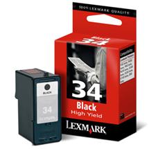 Kazeta Lexmark No.34 black (475 str)