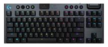Logitech® G915 TKL Tenkeyless LIGHTSPEED Wireless RGB Mechanical Gaming Keyboard - Clicky - CARBON - US INT'L