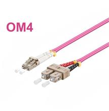 OEM LC-SC Optický patch cord 50/125 1m OM4 Duplex
