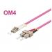 OEM LC-SC Optický patch cord 50/125 1m OM4 Duplex
