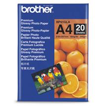 papier BROTHER BP61 Premium foto lesklý A4/20ks