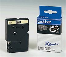 páska BROTHER TC301 Gold On Black Tape (12mm)