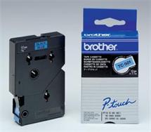 páska BROTHER TC501 Black On Blue Tape (12mm)
