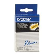 páska BROTHER TC601 Black On Yellow Tape (12mm)