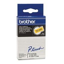 páska BROTHER TC691 Black On Yellow Tape (9mm)
