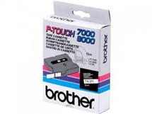 páska BROTHER TX211 Black On White Tape (6mm)