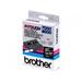 páska BROTHER TX335 White On Black Tape (12mm)