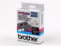 páska BROTHER TX345 White On Black Tape (18mm)